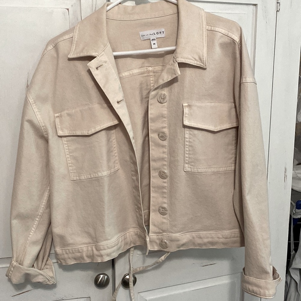 LOFT denim jacket size M